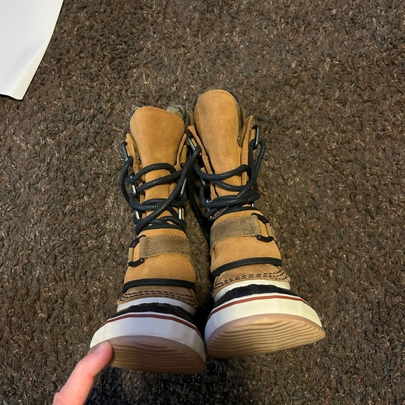 Sorel Joan of Arctic Knit Premium II Elk/Black Women’s Size 6.5 - Picture 3 of 6